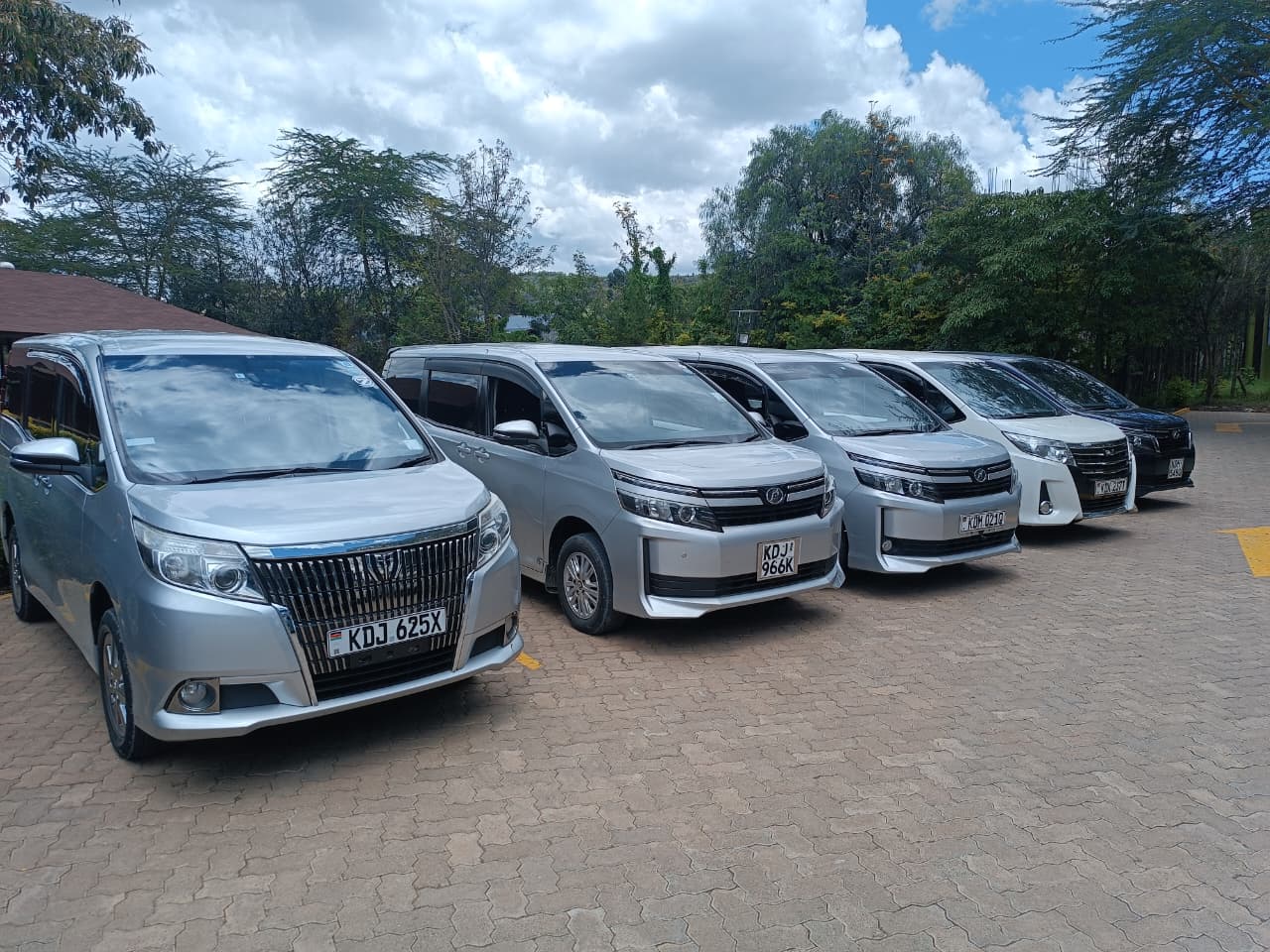 Airport transfer vans